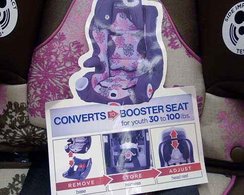 Car Seat Converts to Booster Seat